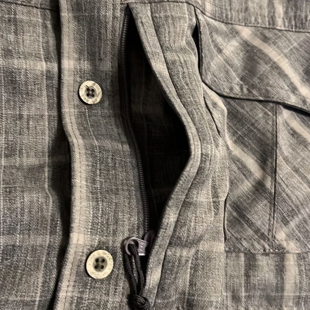 š„WRANGLER GREY CAMPING OUTDOOR FLANNEL - Picture 3 of 5